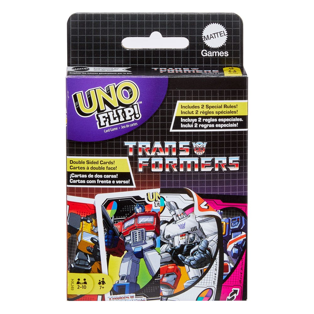 Transformers UNO Flip Card Game POP! Vinyl Figure