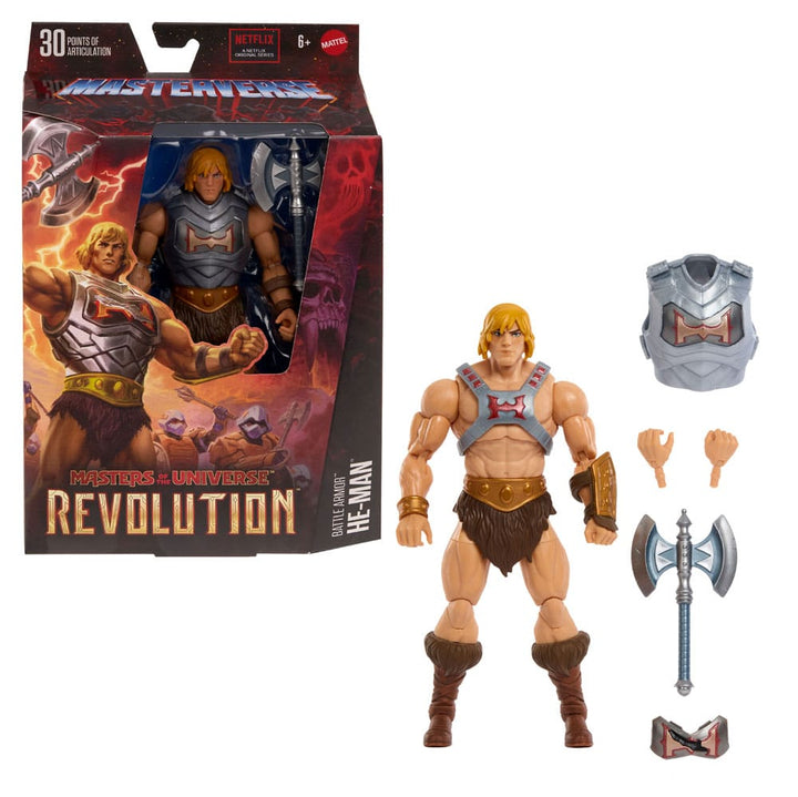 Masters of the Universe Revolution Masterverse Battle Armor He-Man 7" Scale Articuated Action Figure