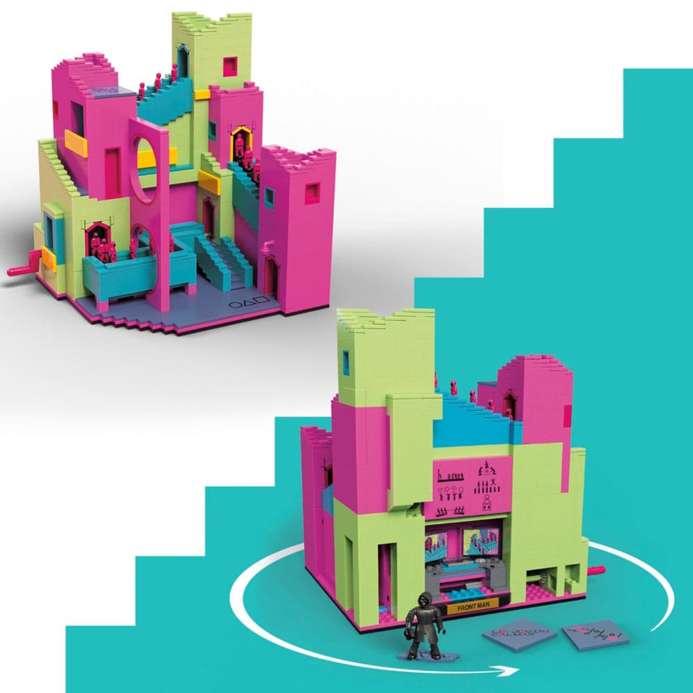 Squid Game MEGA Construction Squid Game Staircase Collector Building Set