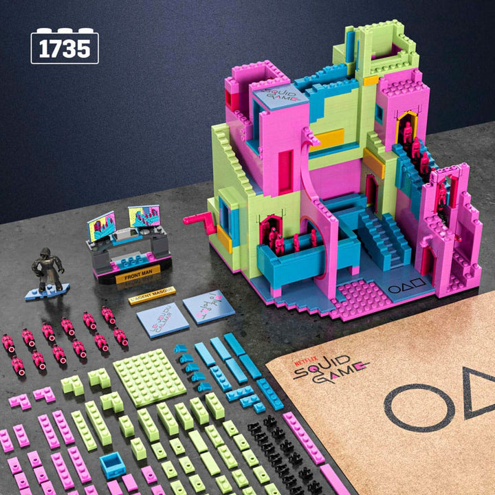 Squid Game MEGA Construction Squid Game Staircase Collector Building Set