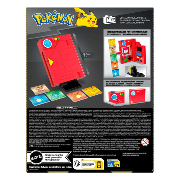 Pokémon Kanto Region Pokédex MEGA Building Kit