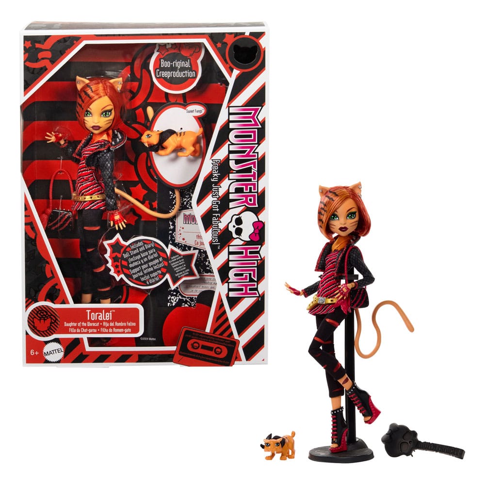Monster High Toralei Boooriginal Creeproduction Doll 25 cm