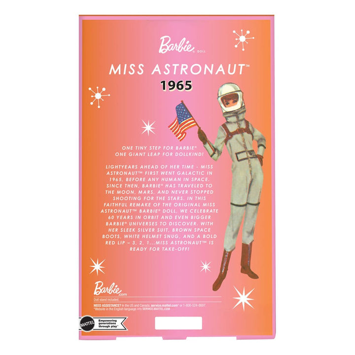 Barbie Miss Astronaut 1965 60th Anniversary Collector Doll
