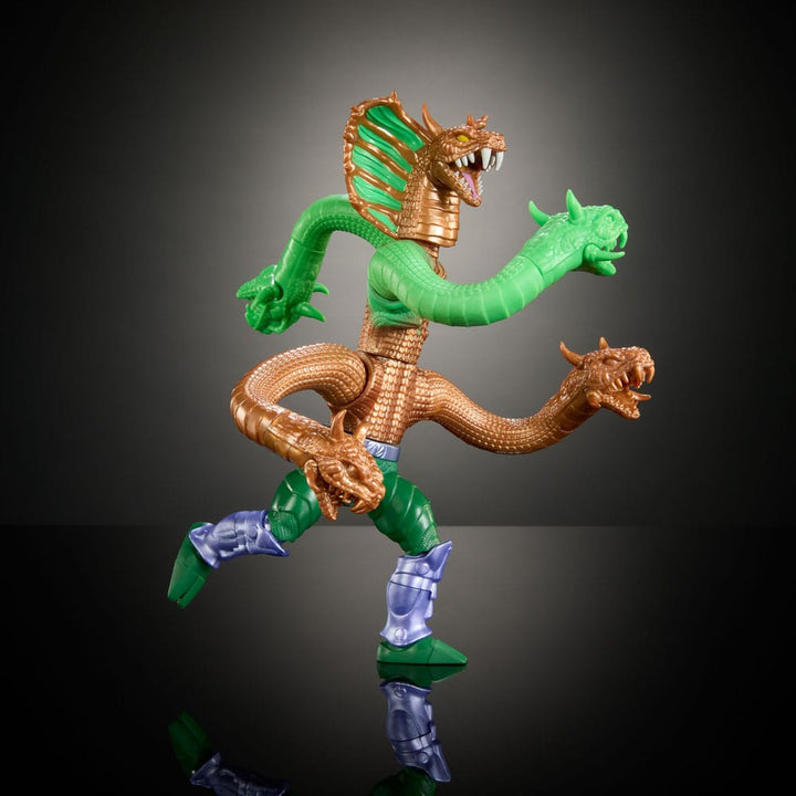 MOTU x TMNT Turtles of Grayskull King Hiss Deluxe Action Figure 14 cm