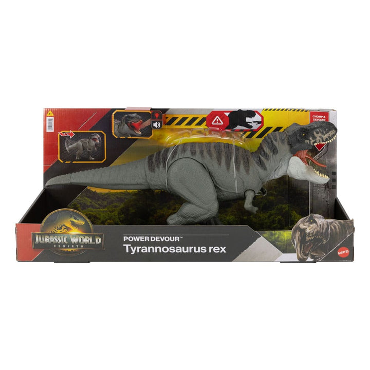 Jurassic World Rebirth Tyrannosaurus Rex with Power Devour Sound 8.3" Action Figure