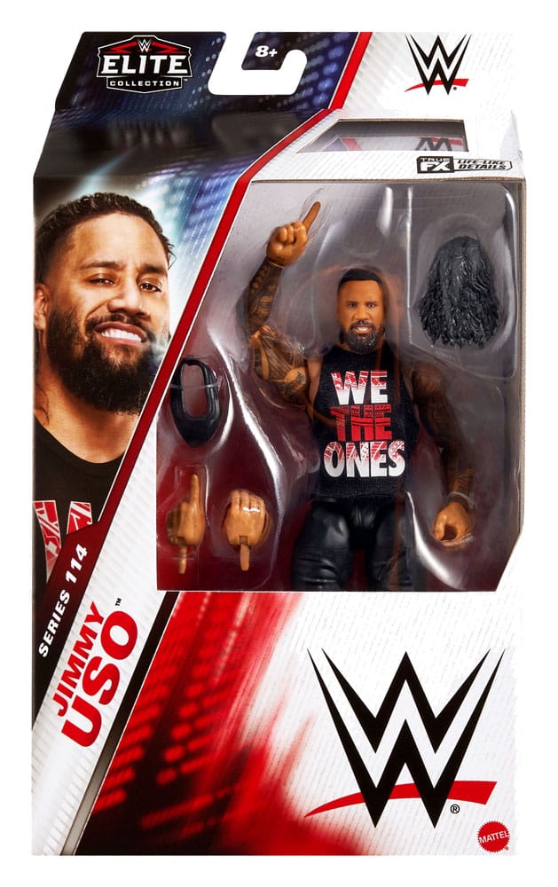 WWE Elite Collection Action Figure Jimmy Uso 15 cm, side angle