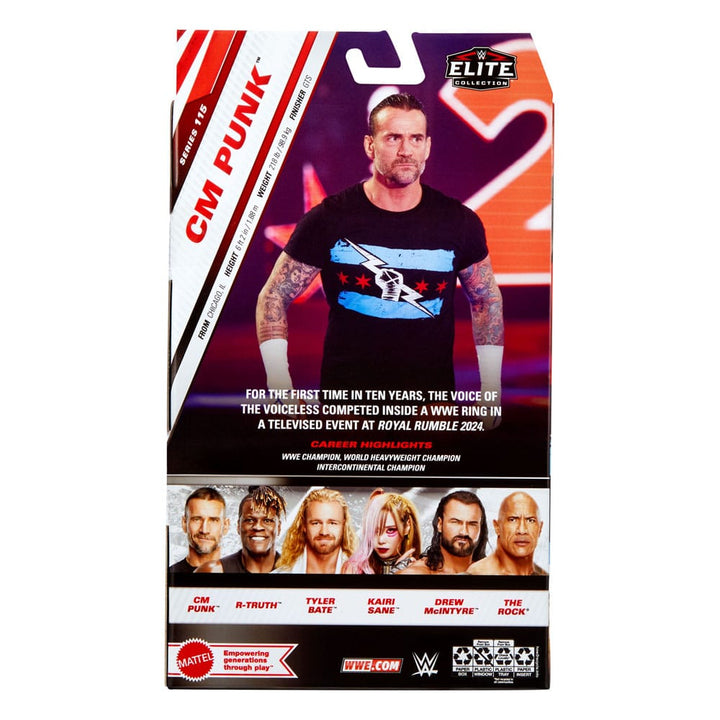 WWE Elite Collection CM Punk 6" Scale Action Figure