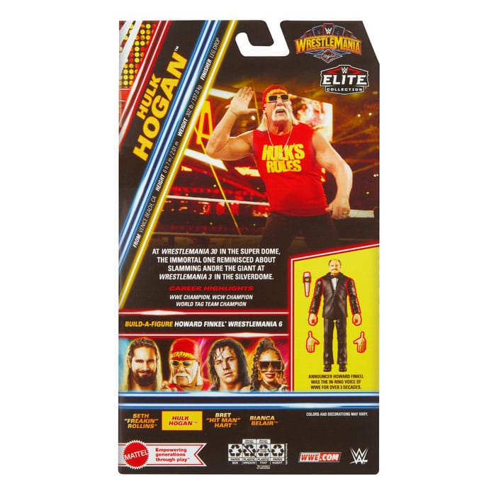 WWE Hulk Hogan WrestleMania Elite Collection Action Figure