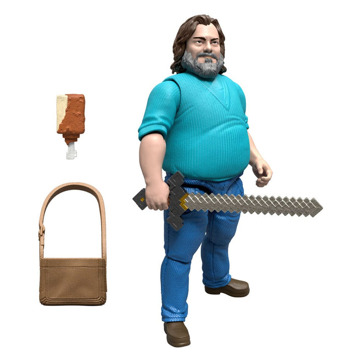 A Minecraft Movie Steve 4" Action Figure & Accessories