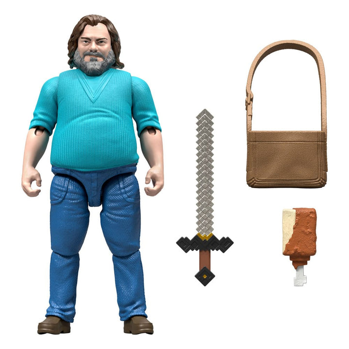 A Minecraft Movie Steve 4" Action Figure & Accessories