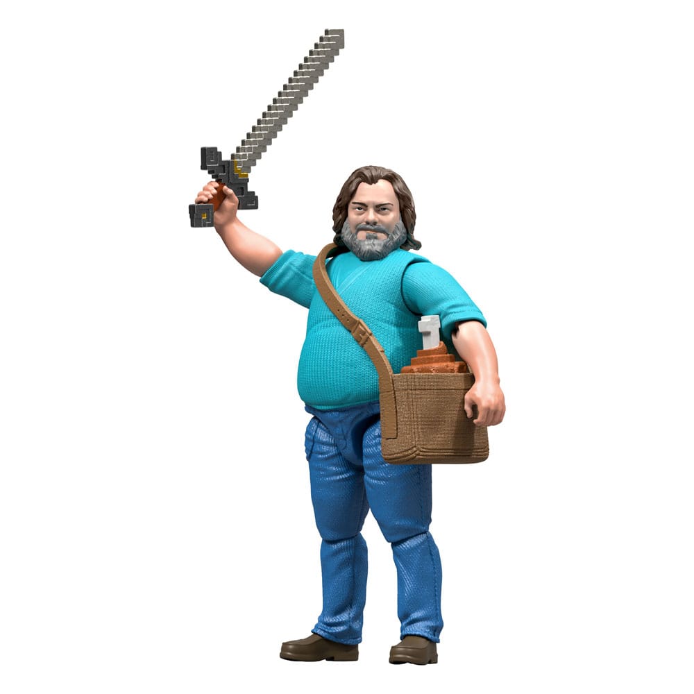 A Minecraft Movie Steve 4" Action Figure & Accessories