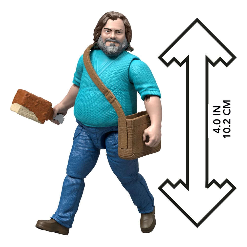 A Minecraft Movie Steve 4" Action Figure & Accessories