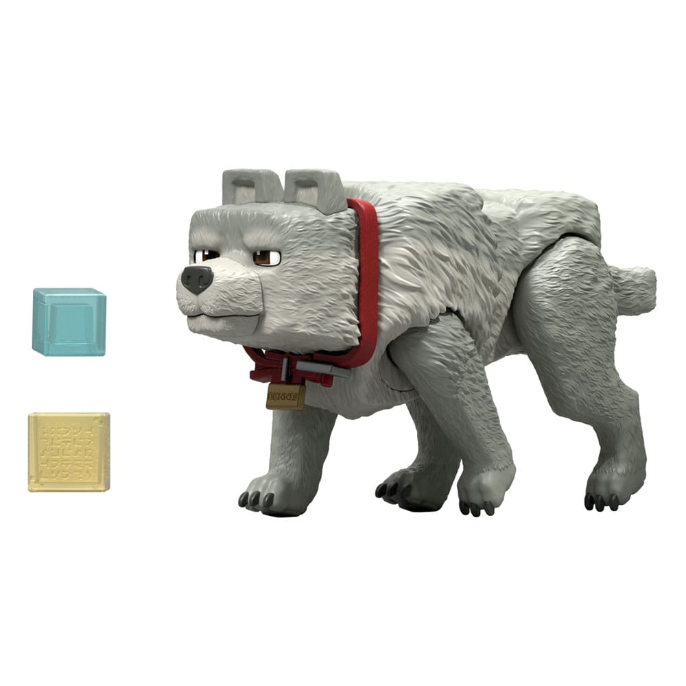 A Minecraft Movie Dennis The Wolf 3.25" Action Figure & Accessories