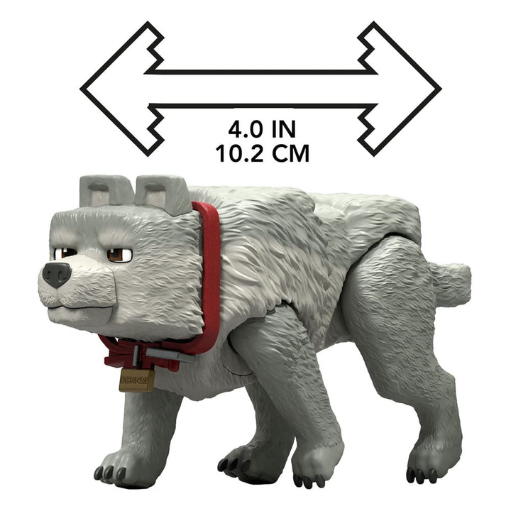 A Minecraft Movie Dennis The Wolf 3.25" Action Figure & Accessories