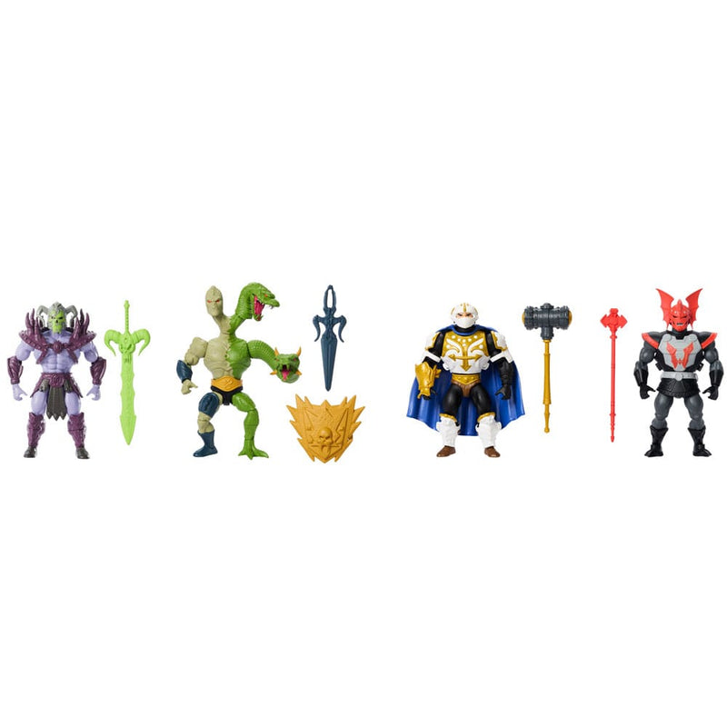 Masters of the Universe Origins 4-Pack Action Figures, close-up detail