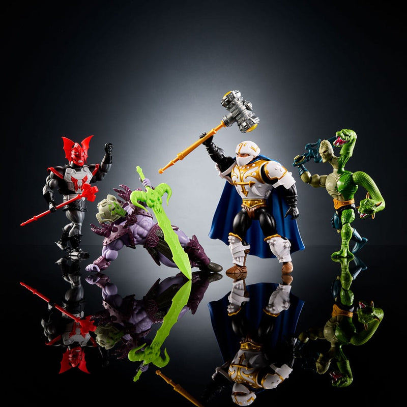 Masters of the Universe Origins 4-Pack Action Figures, rear view