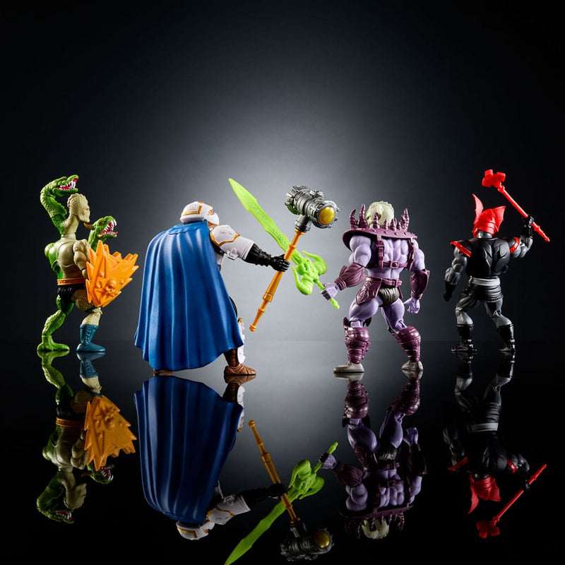 Masters of the Universe Origins 4-Pack Action Figures, in display