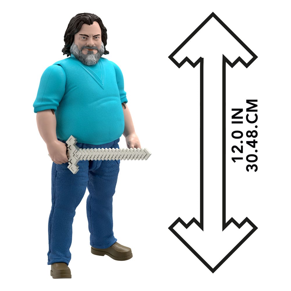 A Minecraft Movie Steve 12" Scale Action Figure