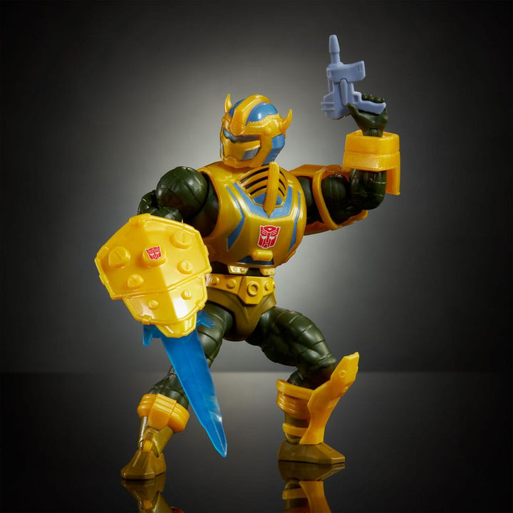 Masters of the Universe x Transformers Bumblebee ARMOR MAN-AT-ARMS 5.5" Scale Action Figure