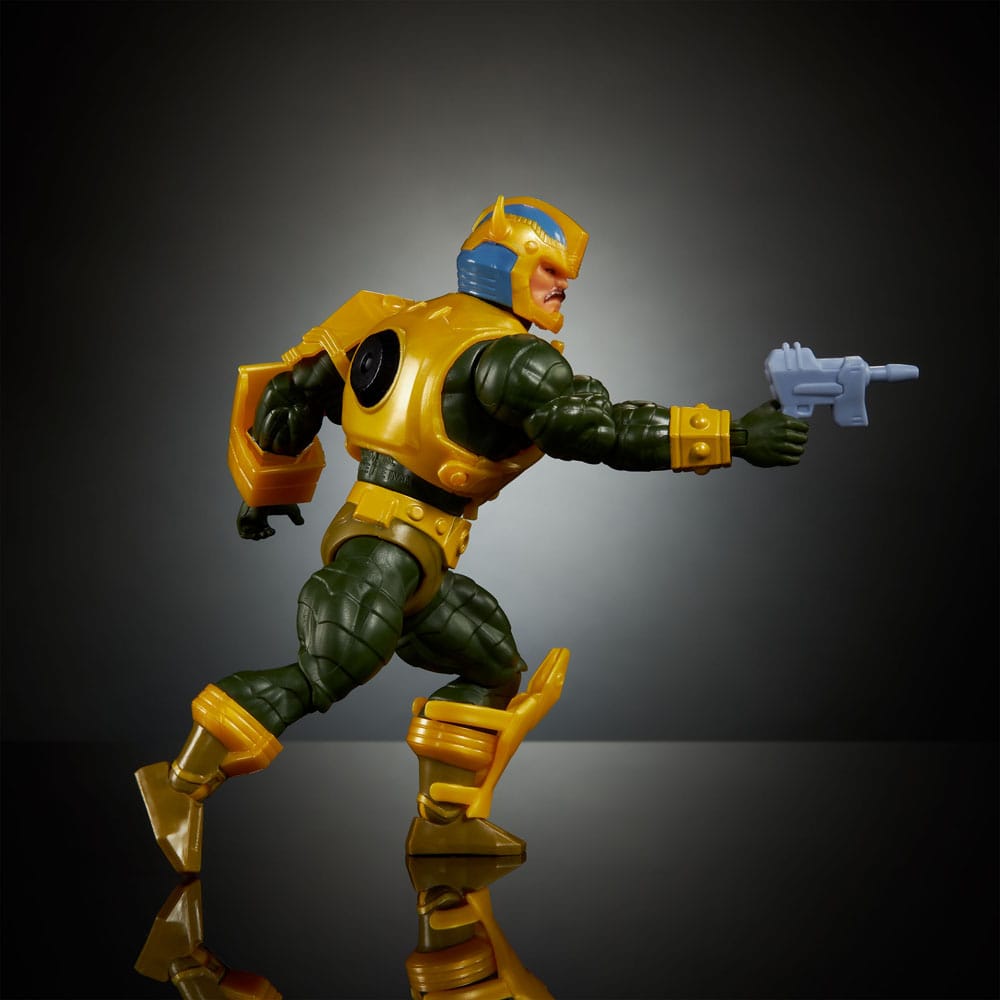Masters of the Universe x Transformers Bumblebee ARMOR MAN-AT-ARMS 5.5" Scale Action Figure