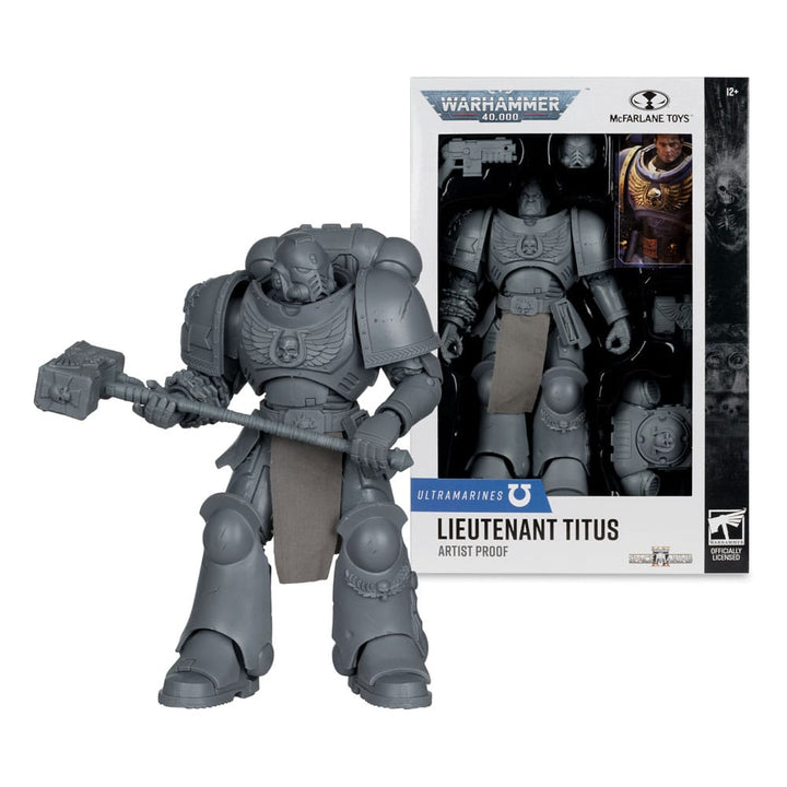 McFarlane Warhammer 40,000: Space Marine 2 Ultramarines Lieutenant Titus (Artist Proof) Action Figure