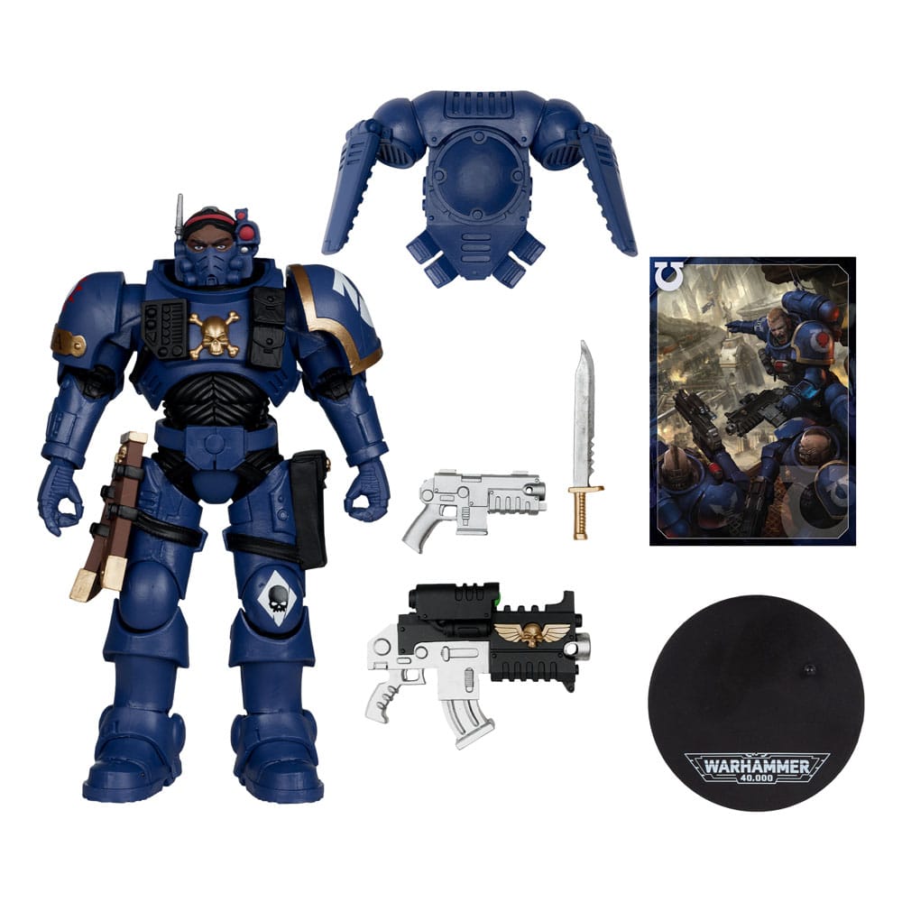 Warhammer 40,000 Ultramarines Lieutenant in Phobos Armor 7" Scale Action Figure [Artist Proof]
