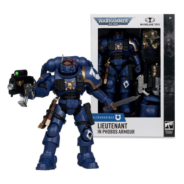 Warhammer 40,000 Ultramarines Lieutenant in Phobos Armor 7" Scale Action Figure [Artist Proof]