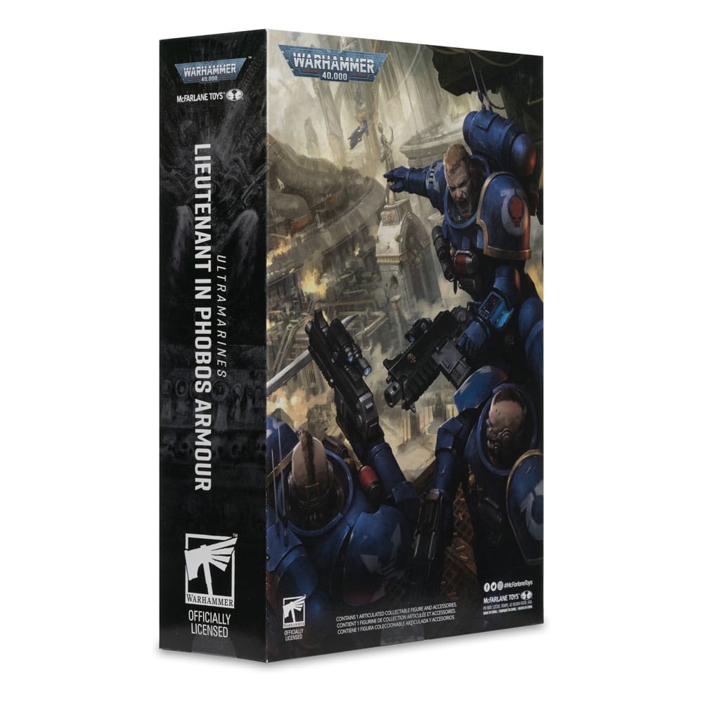 Warhammer 40,000 Ultramarines Lieutenant in Phobos Armor 7" Scale Action Figure [Artist Proof]
