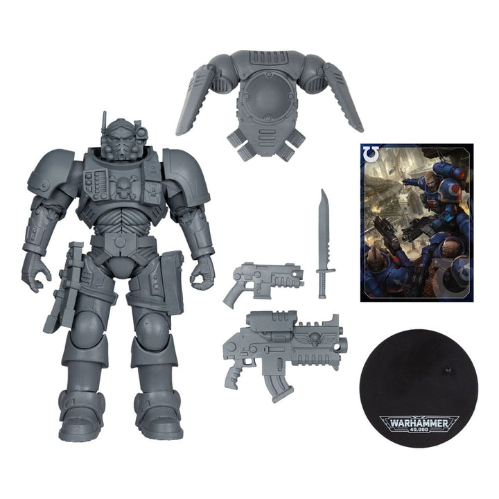 Warhammer 40,000 Ultramarines Lieutenant in Phobos Armor 7" Scale Action Figure