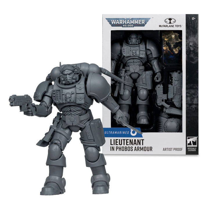 Warhammer 40,000 Ultramarines Lieutenant in Phobos Armor 7" Scale Action Figure