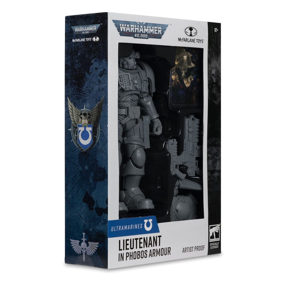 Warhammer 40,000 Ultramarines Lieutenant in Phobos Armor 7" Scale Action Figure