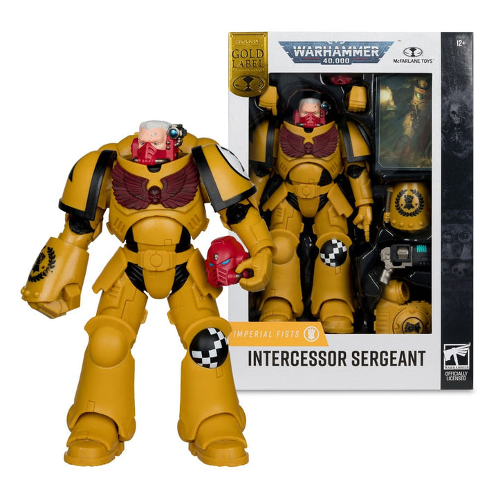 Warhammer 40,000 Imperial Fist Intercessor Sergeant 7" Scale Action Figure