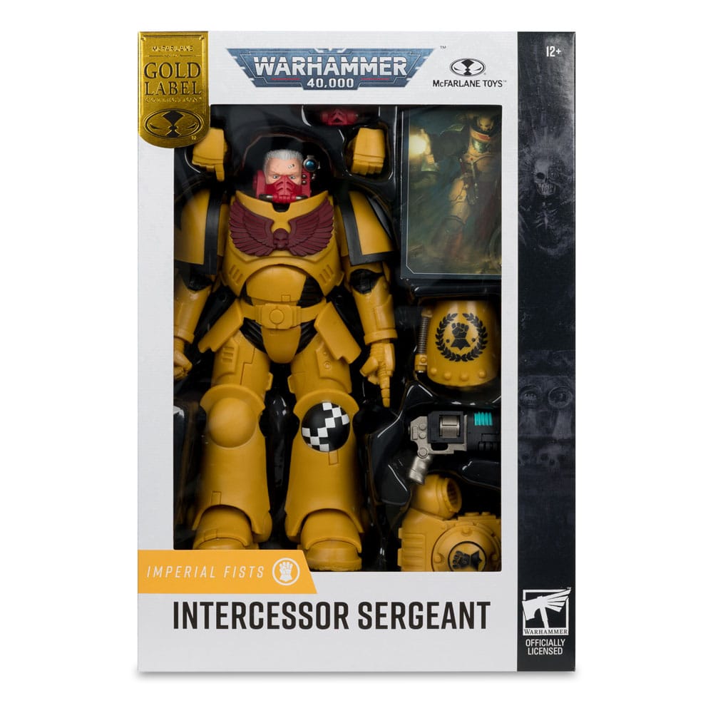Warhammer 40,000 Imperial Fist Intercessor Sergeant 7" Scale Action Figure