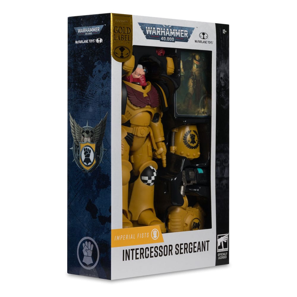 Warhammer 40,000 Imperial Fist Intercessor Sergeant 7" Scale Action Figure