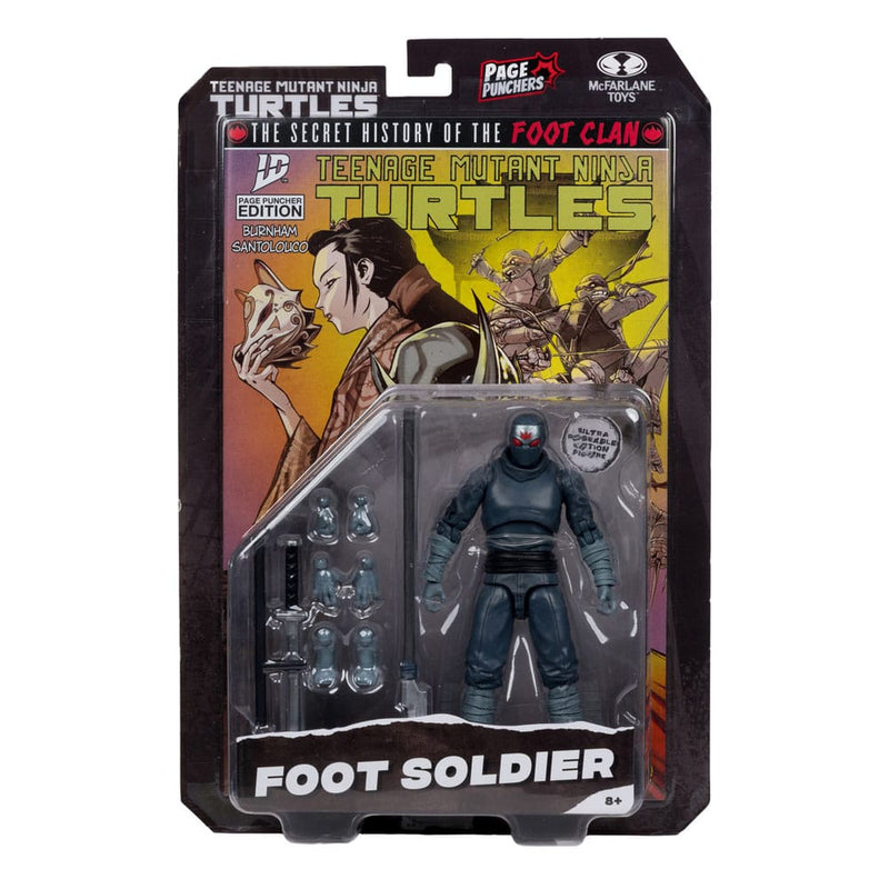 Teenage Mutant Ninja Turtles Page Punchers Action Figure Foot Soldier 14 cm, size reference