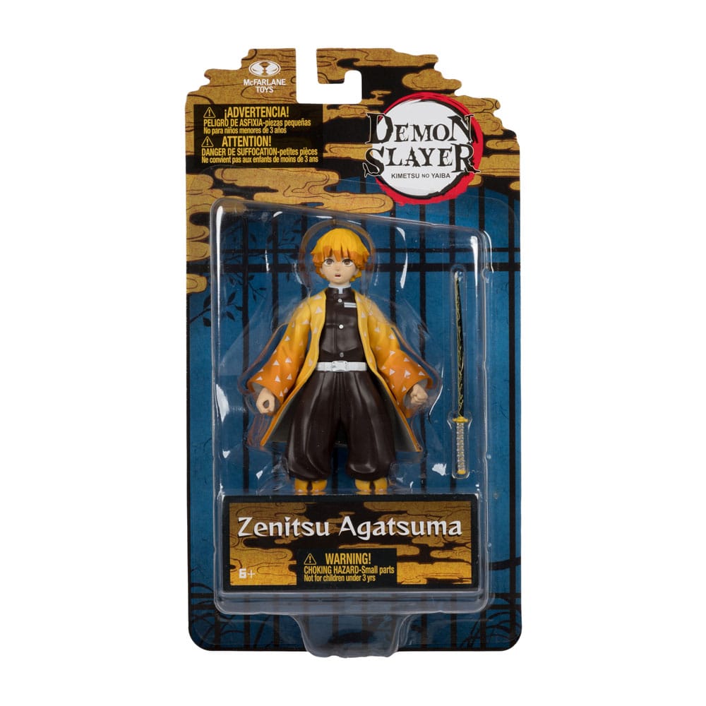 Demon Slayer Kimetsu no Yaiba Zenitsu Agatsuma 5" Scale Action Figure