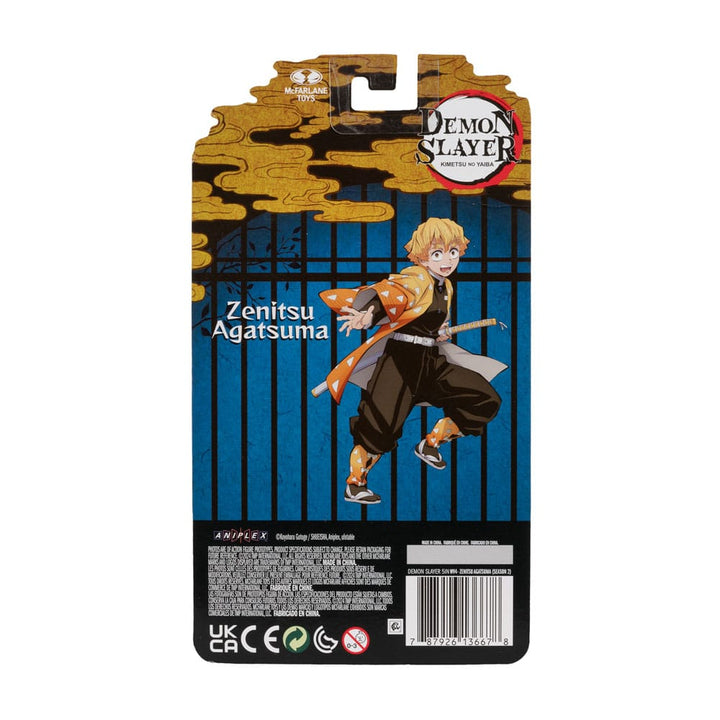 Demon Slayer Kimetsu no Yaiba Zenitsu Agatsuma 5" Scale Action Figure