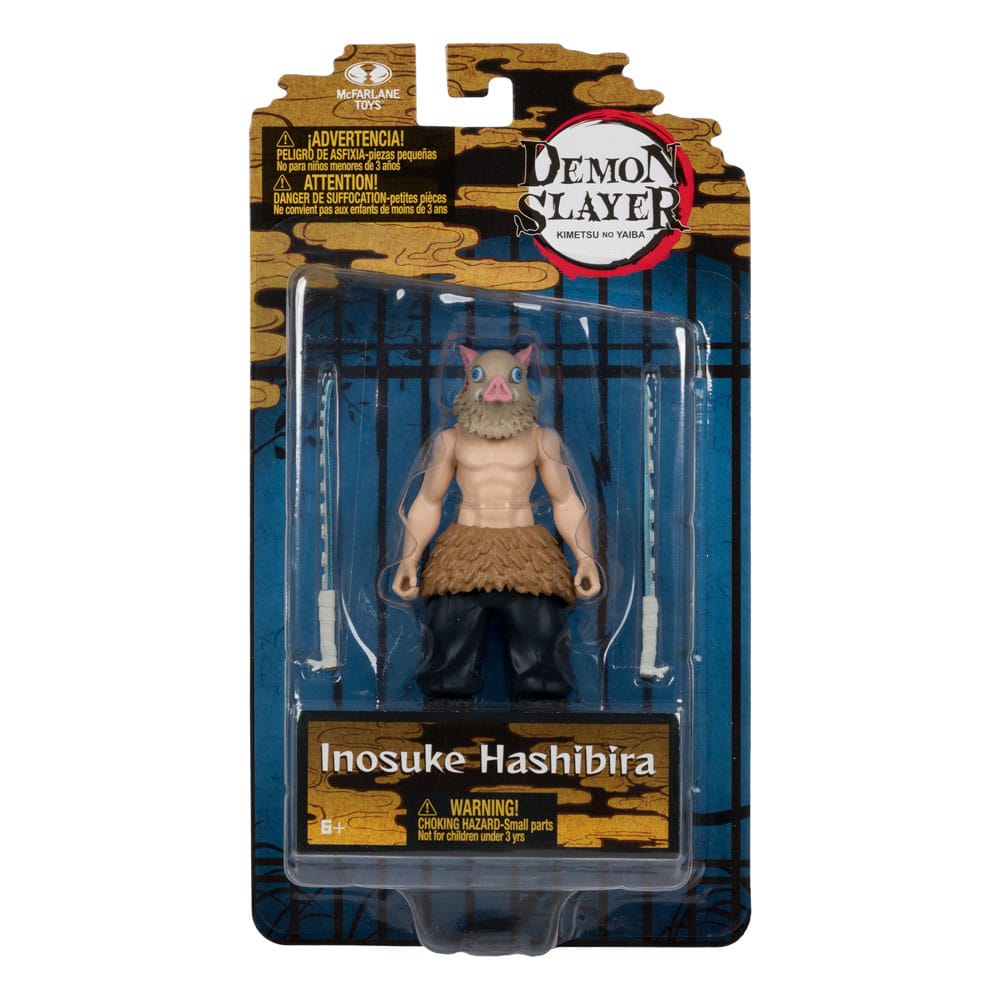 Demon Slayer Kimetsu no Yaiba Hashibira Inosuke 5" Scale Action Figure