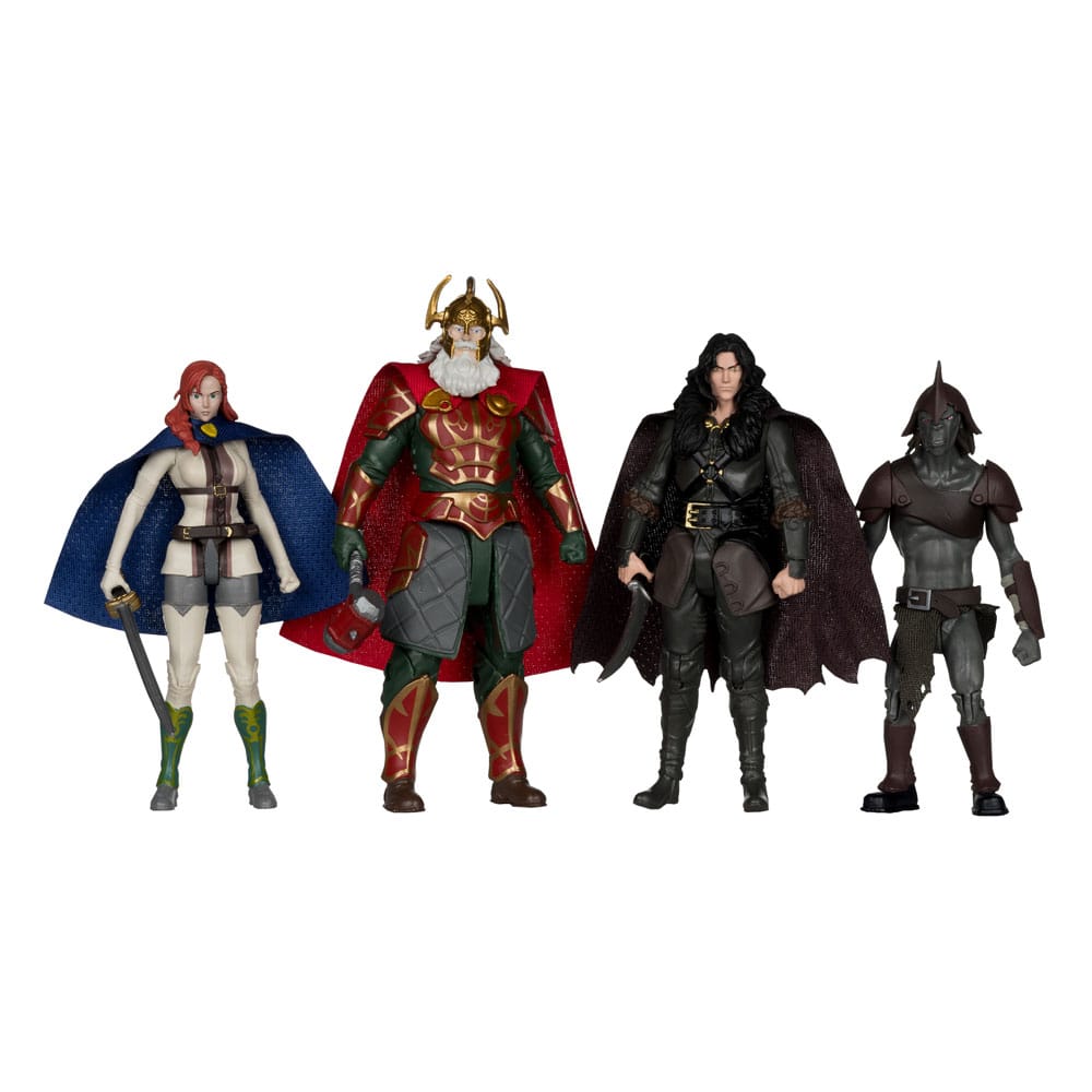 The Lord of the Rings The War of the Rohirrim 4" Scale Action Figures (4-Pack)