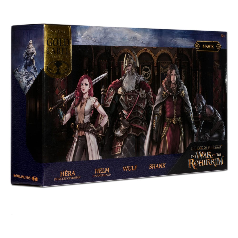 The Lord of the Rings The War of the Rohirrim 4" Scale Action Figures (4-Pack)