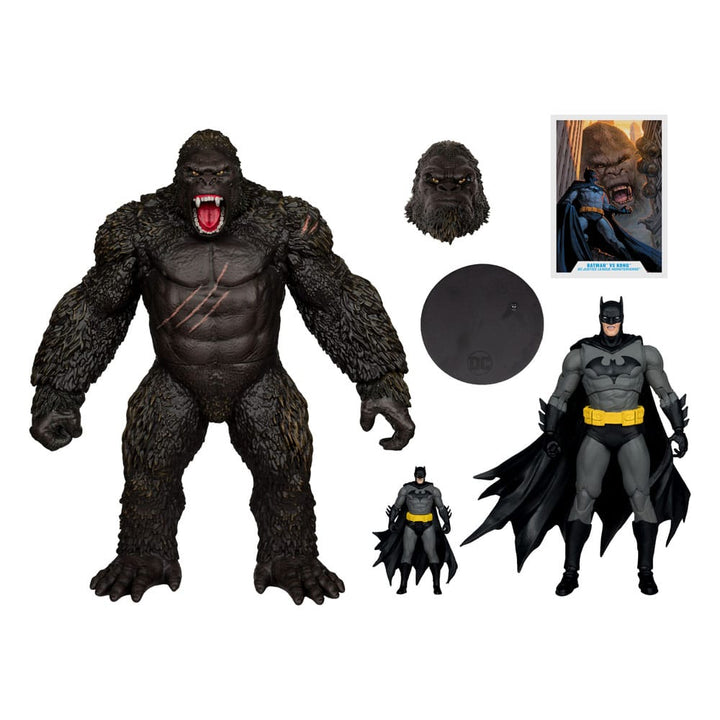 Monsterverse x DC Multiverse Justice League Batman and Kong 11" Scale Action Figures (2-Pack)