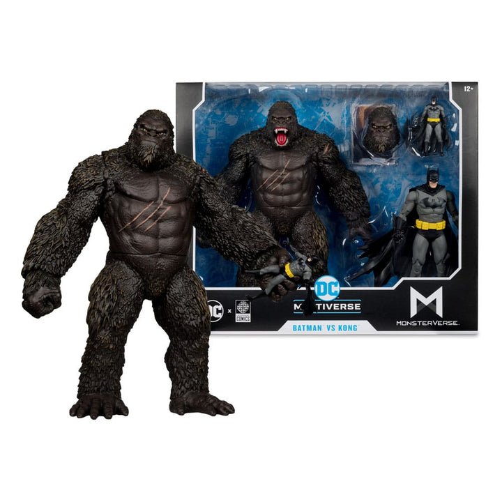 Monsterverse x DC Multiverse Justice League Batman and Kong 11" Scale Action Figures (2-Pack)