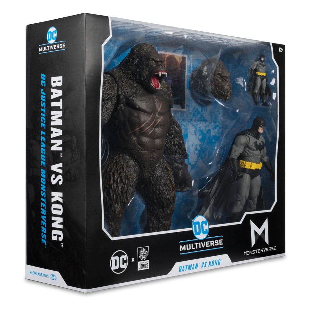 Monsterverse x DC Multiverse Justice League Batman and Kong 11" Scale Action Figures (2-Pack)