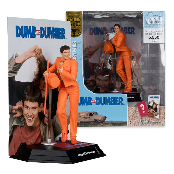 McFarlane Dumb and Dumber Movie Maniacs Lloyd Christmas (Gold Label) Figure