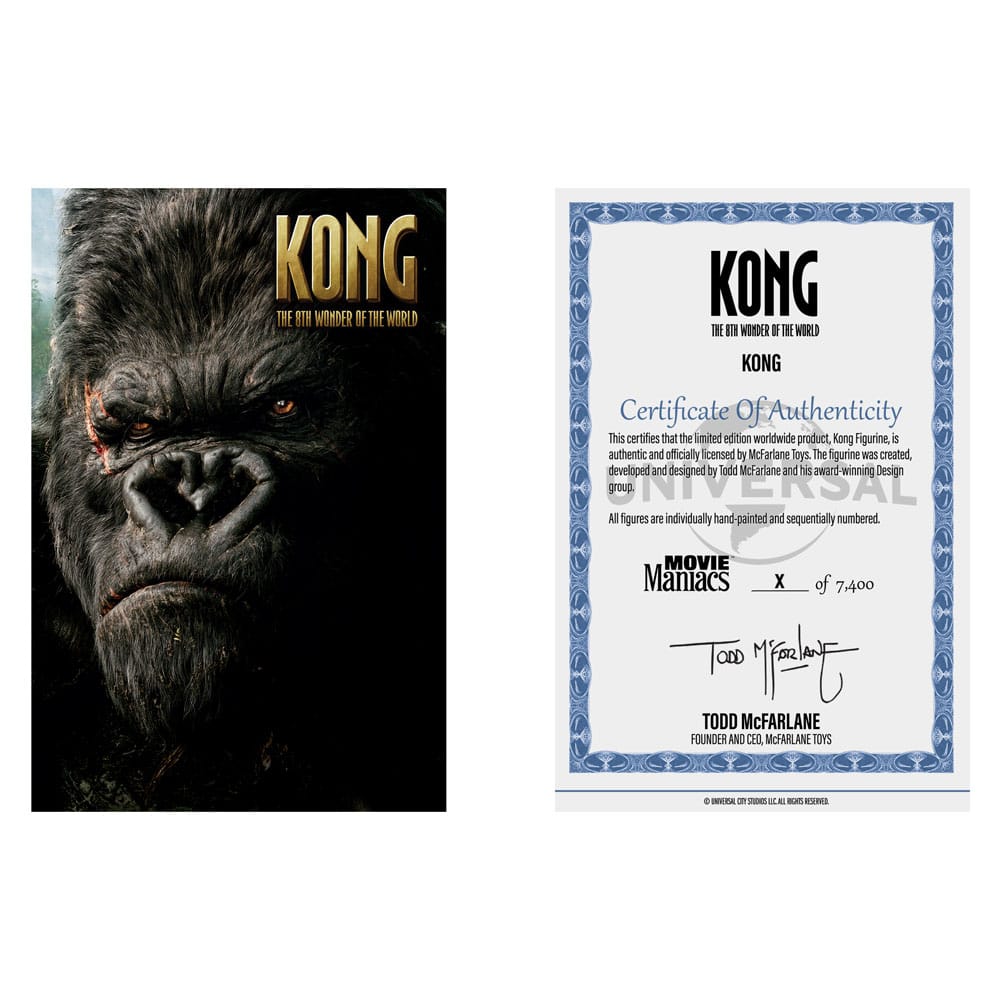 King Kong (2005) Movie Maniacs King Kong 6" Limited Edition Figure