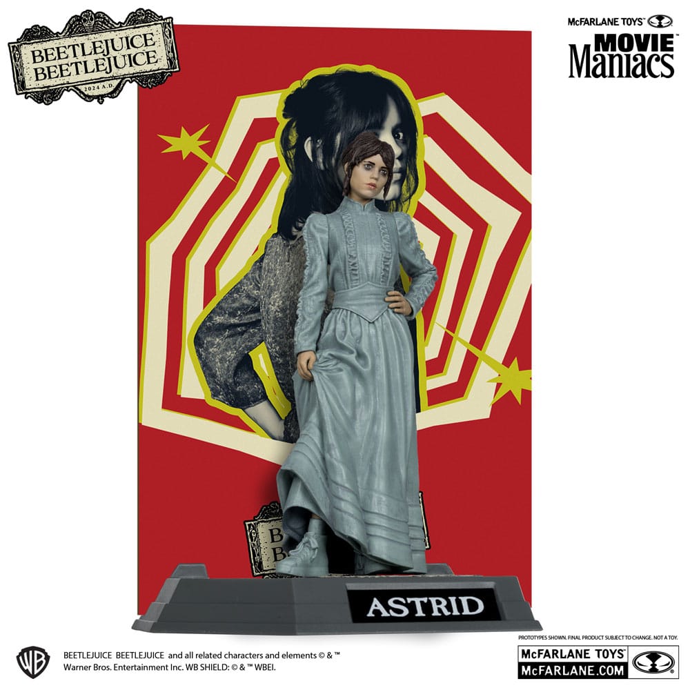 Beetlejuice Movie Maniacs PVC Statue Assortment Set of 6
