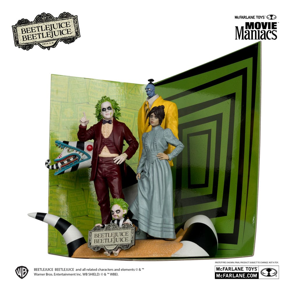 Beetlejuice Movie Maniacs 4-Pack Figures