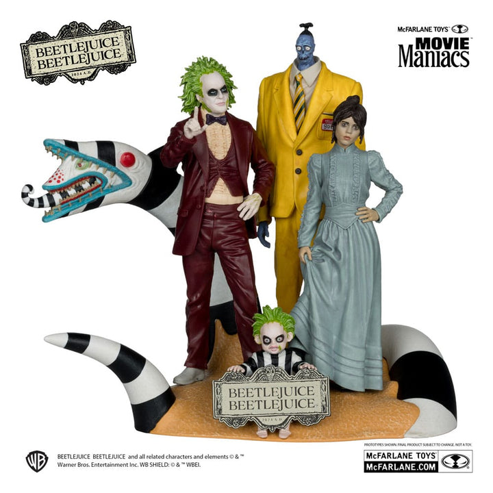 Beetlejuice Movie Maniacs 4-Pack Figures