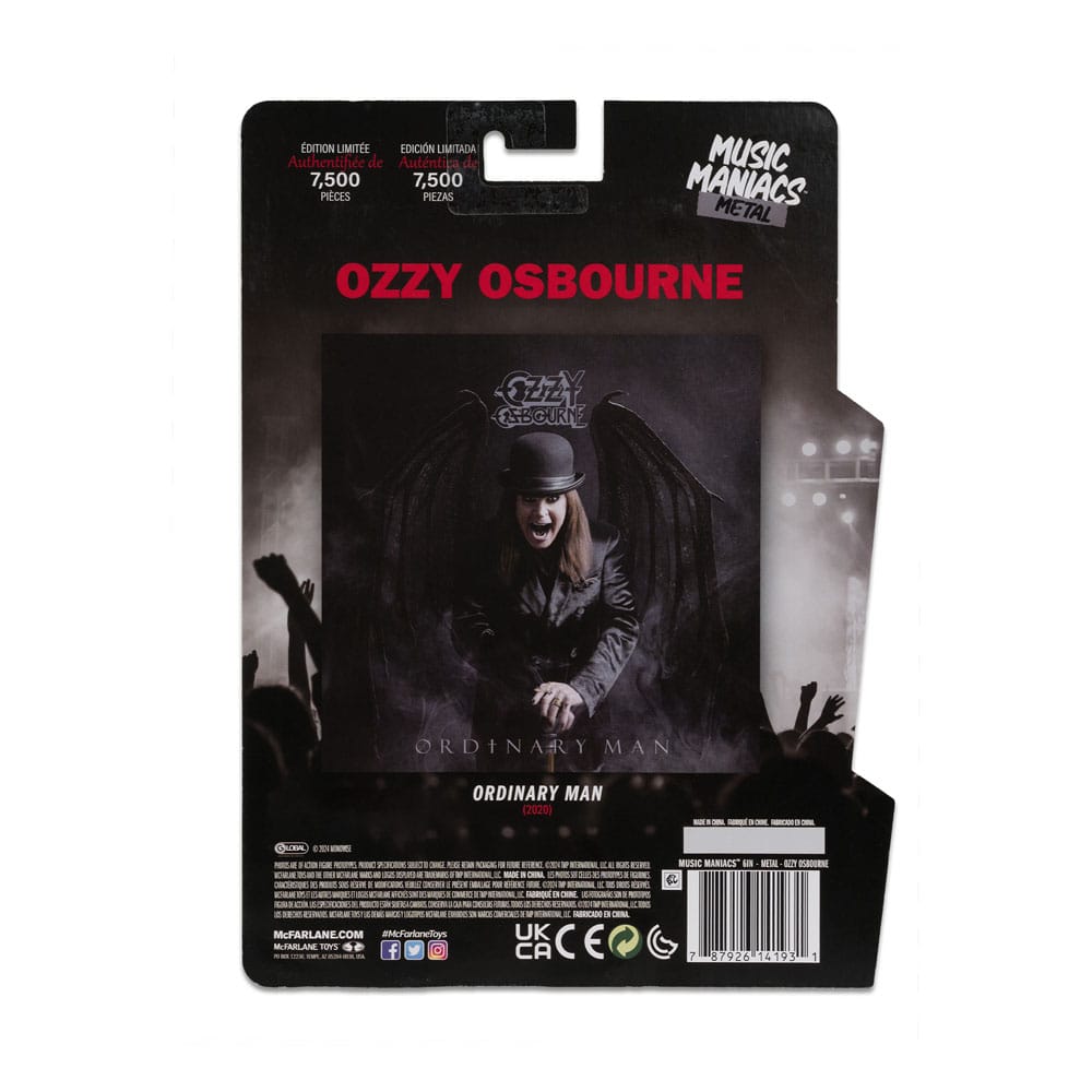 Ozzy Osborne Music Maniacs 6" Limited Edition Figure