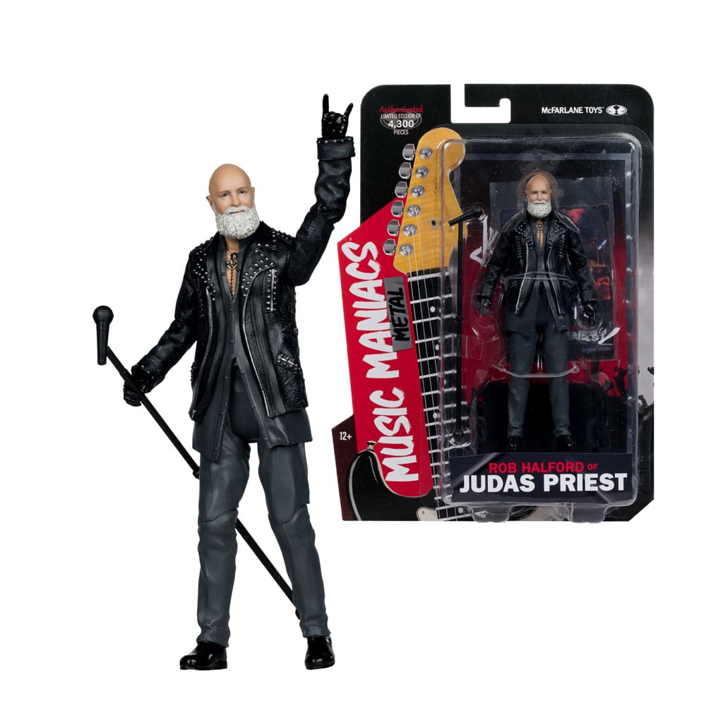 Music Maniacs Heavy Metal Judas Priest Rob Halford 6" Scale Action Figure